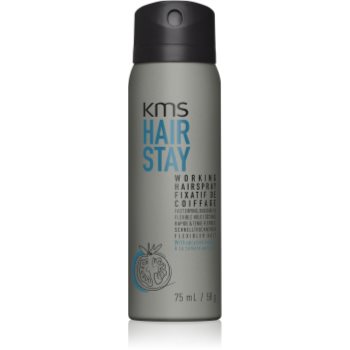 KMS Hair Stay Working Hairspray fixativ pentru par intins - imagine 2